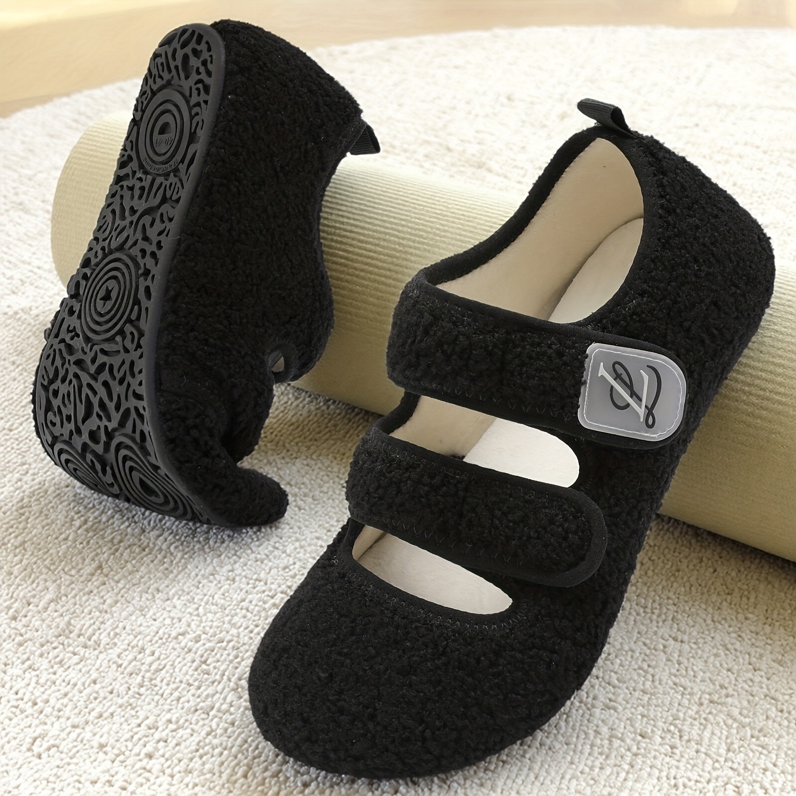 Women'S Plush Flat Shoes