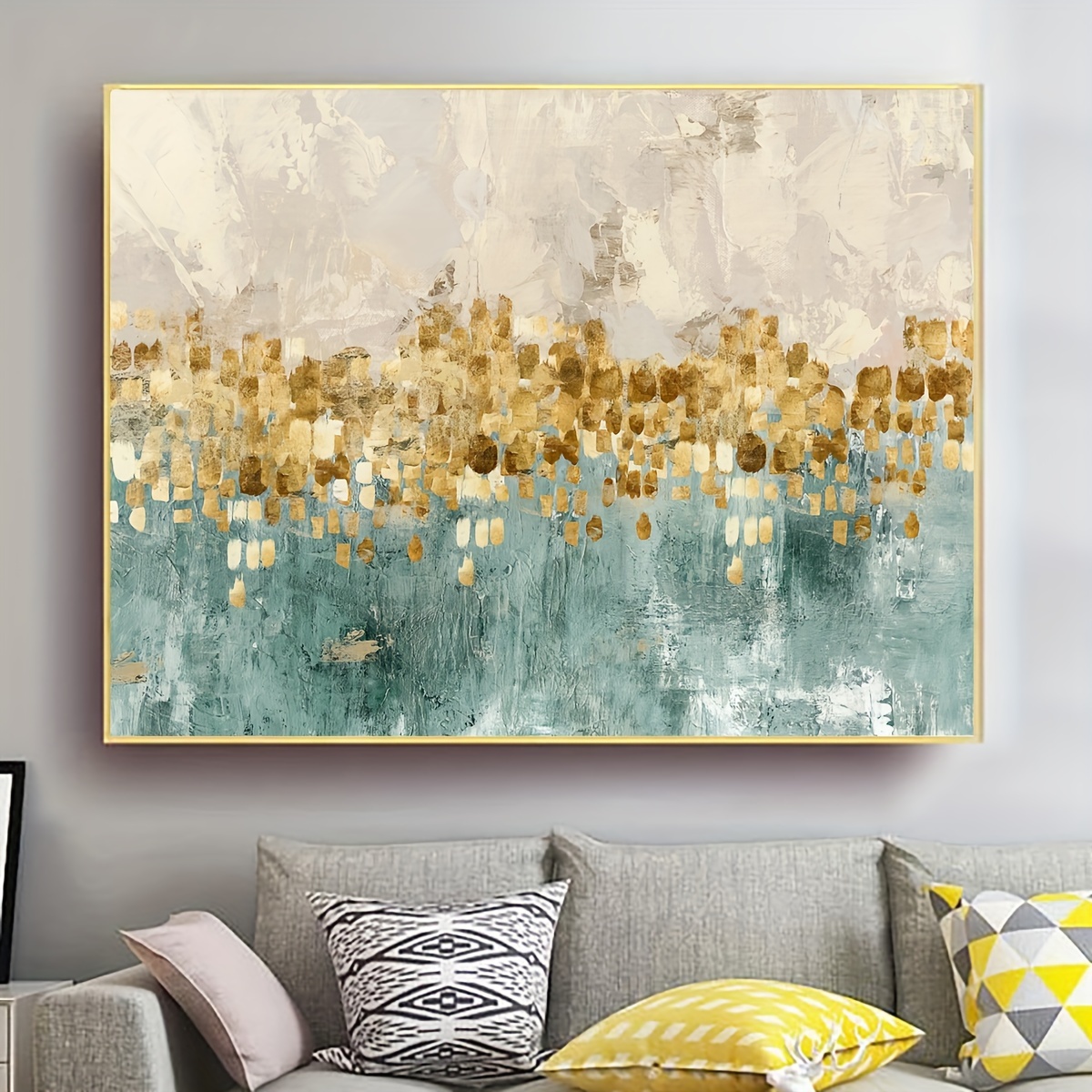 Acrylic paintings on canvas, abstract picture, decorative popular gift, wall decoration