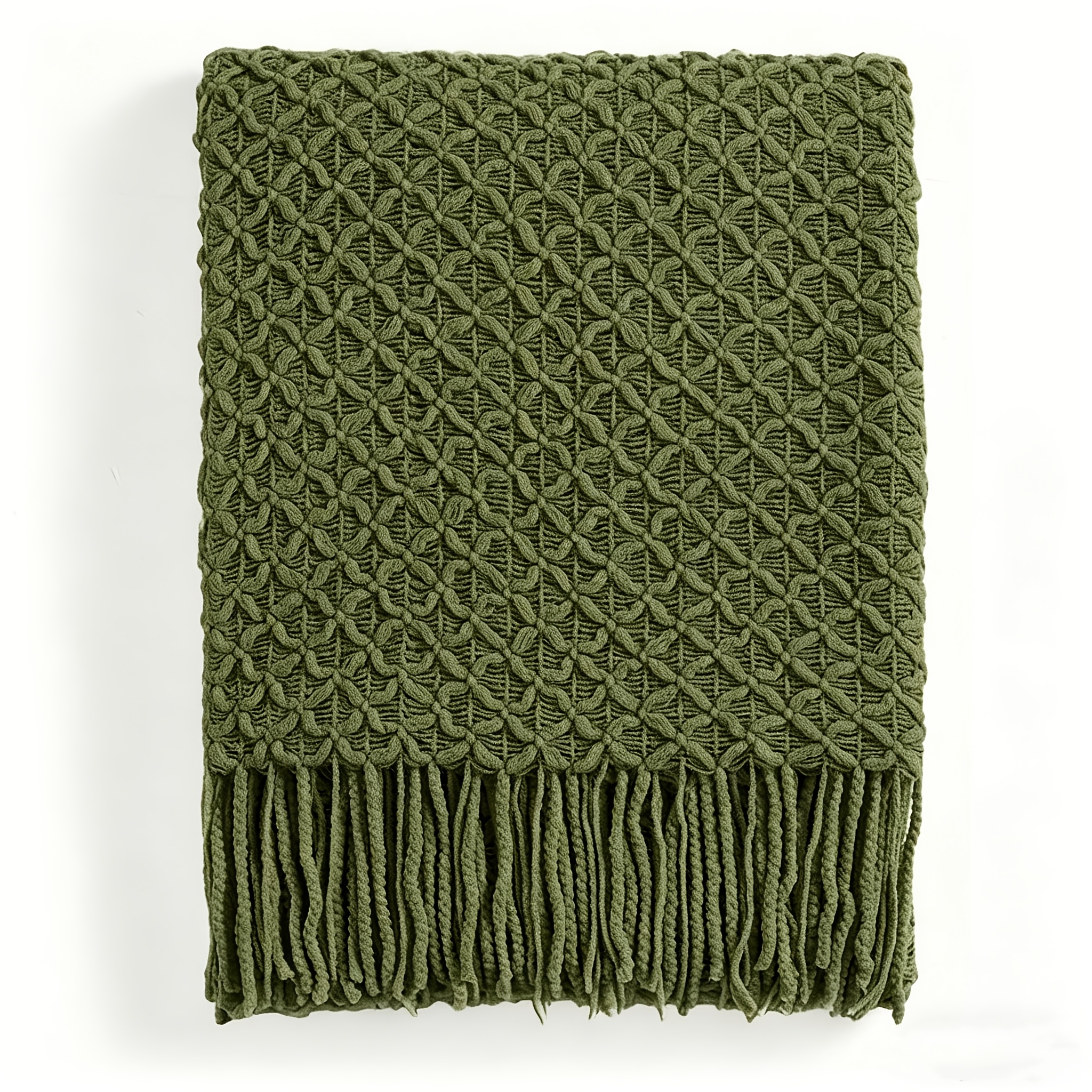 TEMU Couverture d'été bohème à pompons, plaid , doux et léger pour la décoration intérieure, utilisation toutes saisons pour salon, chambre, voyage