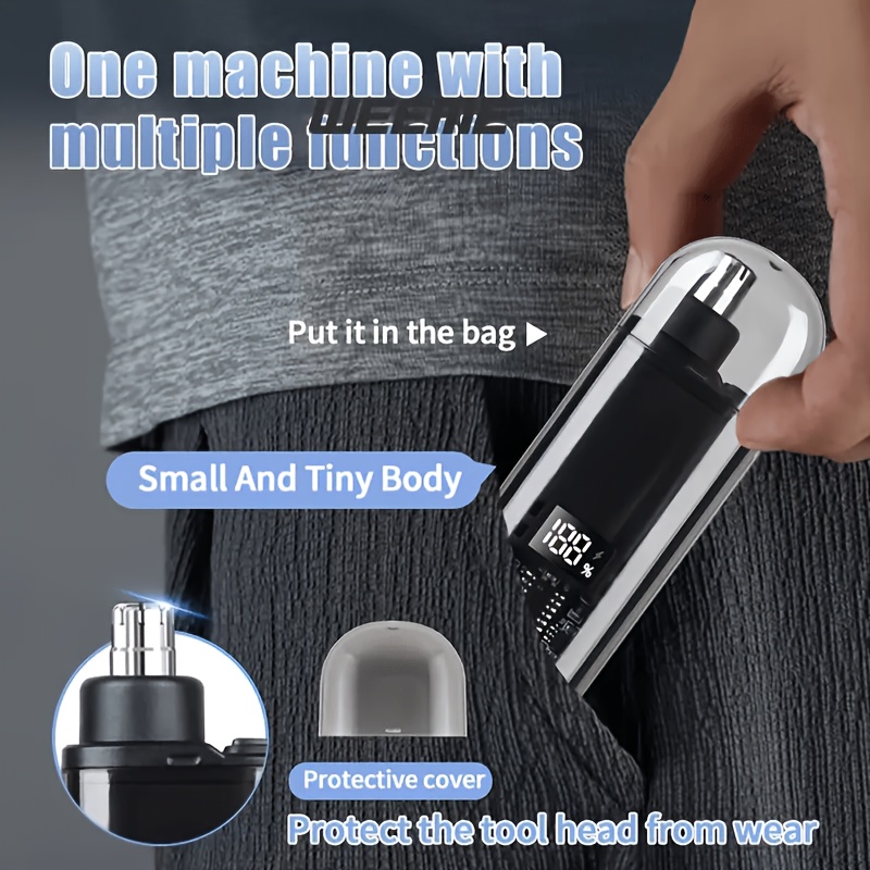 newly charging type for men and women professional nose hair trimming battery double blade easy to clean compact easy to to clean long Product details 7