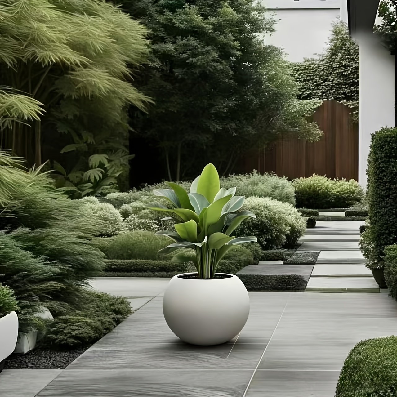 1pc a Large Imitation Rock Planter in Beige, Made of Weather-Resistant Plastic. This Sizable Floor Model Measures 40.01cm by 32.0cm And Is Perfect for Artificial Plants, Various Large Greenery