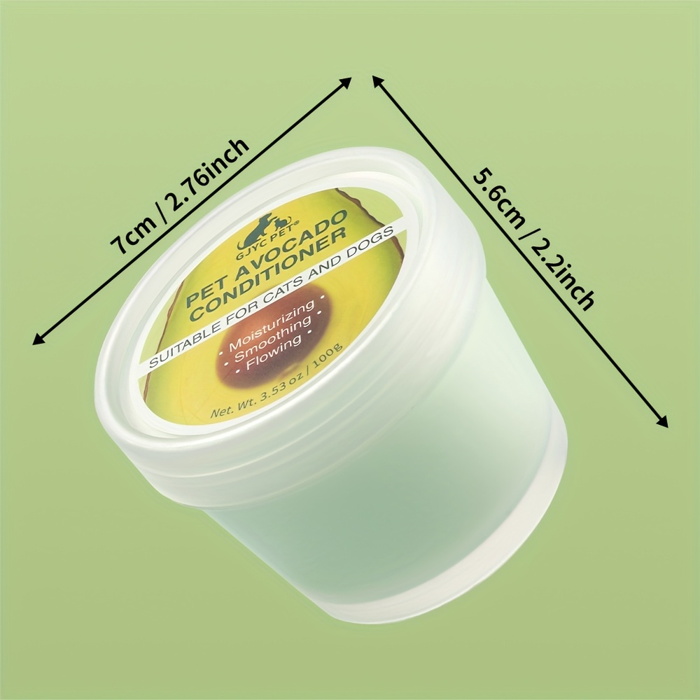 1pc Pet Avocado Conditioner - Universal Grooming Formula For All Pets, Deep Nourishment For Fur, Gentle , Suitable For All