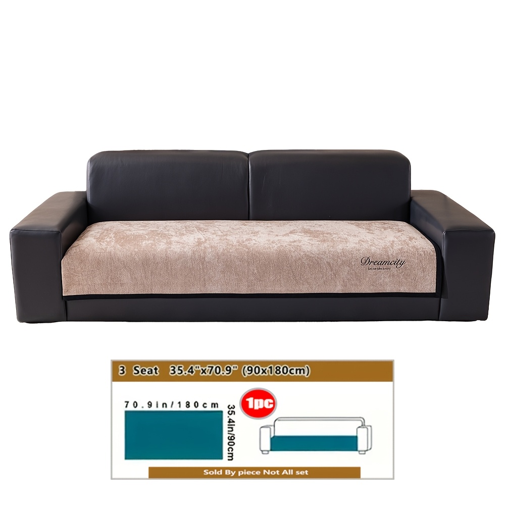 TEMU 1pc Of High-density English Embroidered Schneier Sofa - Pet Friendly, Non Slip, Suitable For , Modern , Durable Fabric, Machine Washable For