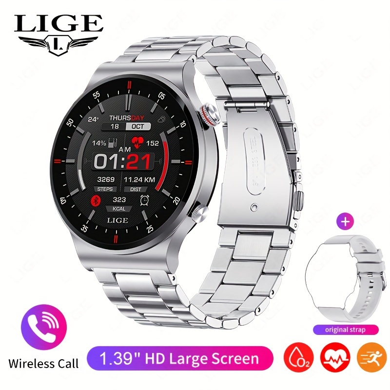 Steel belt hot sale smart watch