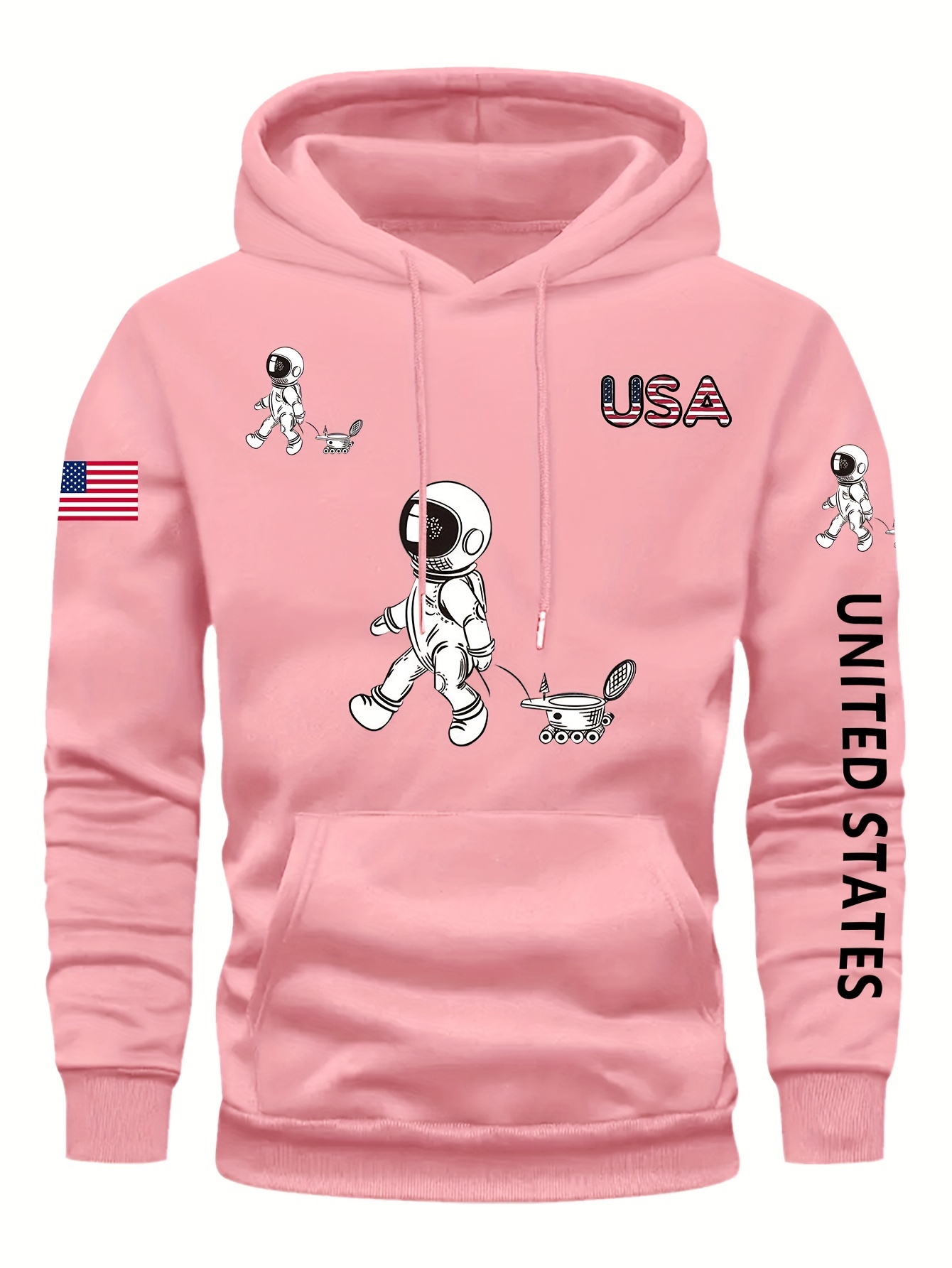 Astronaut Hoodie Pink Nasa Sweater Tucker Tate Kids' Cotton Blend