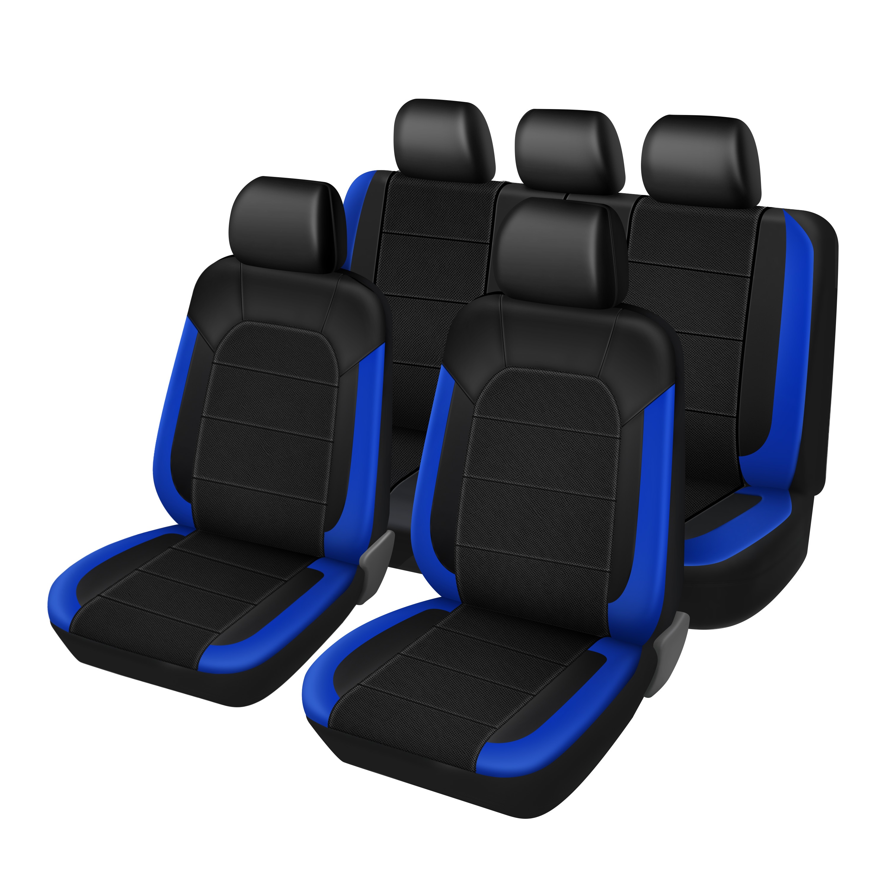 TEMU Full Set Car Seat Covers Universal Full Synthetic Set Seat Covers