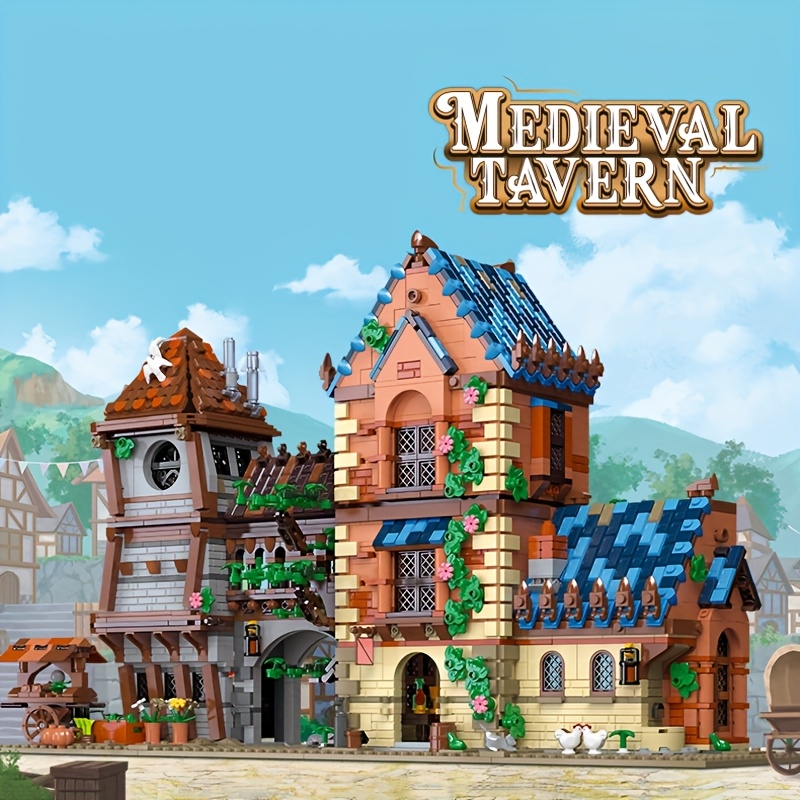 Medieval Wizard's Tower Building Set - 1818 Piece Collection For Adults And Film Fans