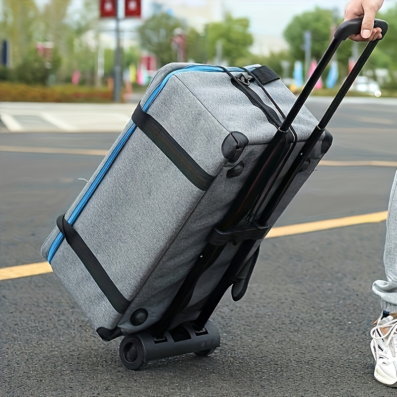 

Folding Trolley Cart - Lightweight, Portable Shopping & Grocery Cart With 150lbs Capacity For Outdoor Use