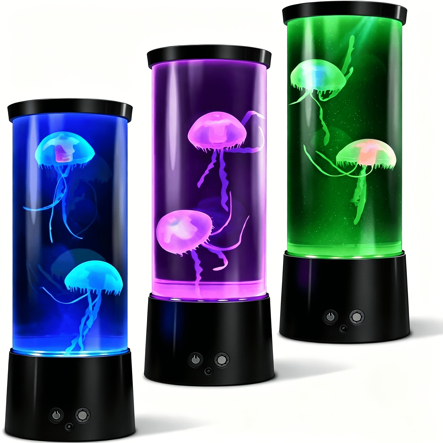 TEMU 1pc Jellyfish Lamp, Color-changing Jellyfish Lamp, Mini Jellyfish Aquarium Lamp, Mood Lamp - A Perfect Gift For Kids, Men, And Women, Or As Home