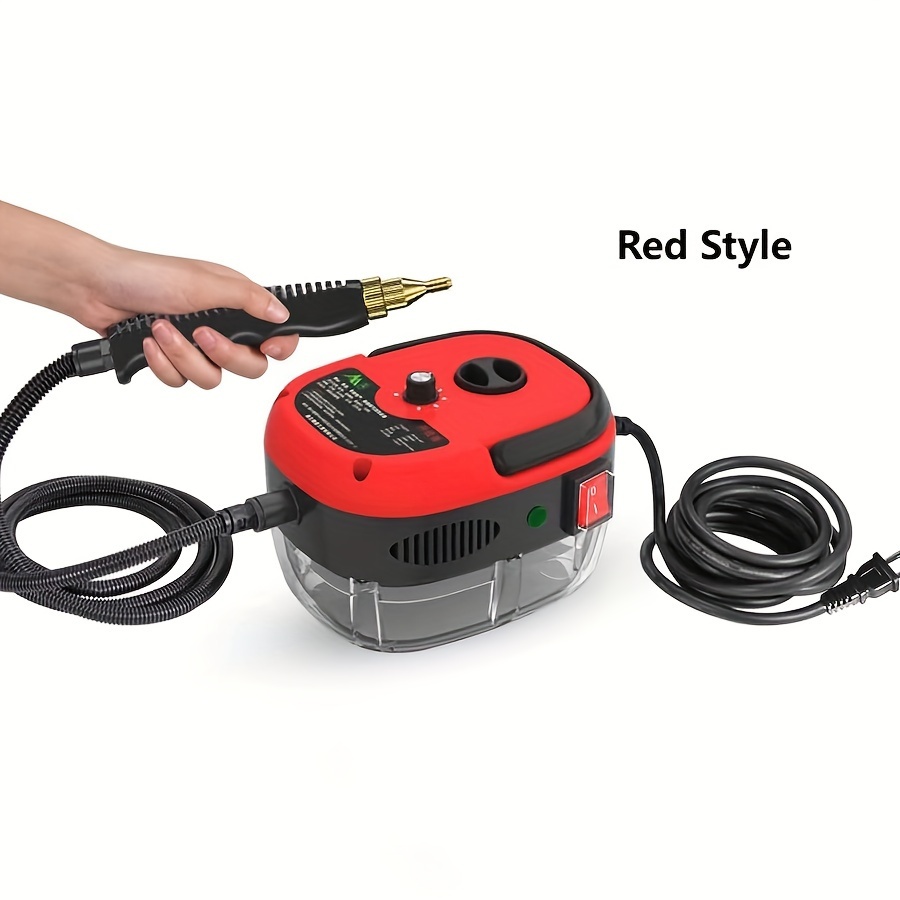 2500W High Handheld Steam Cleaner, 33.81oz Portable Car Steam Cleaner, 6-Speed High-Pressure Temperature Steam Cleaner with 3 Brush Heads for Cleaning Kitchen Furniture, Home, And Car - Perfect for Christmas Gifts