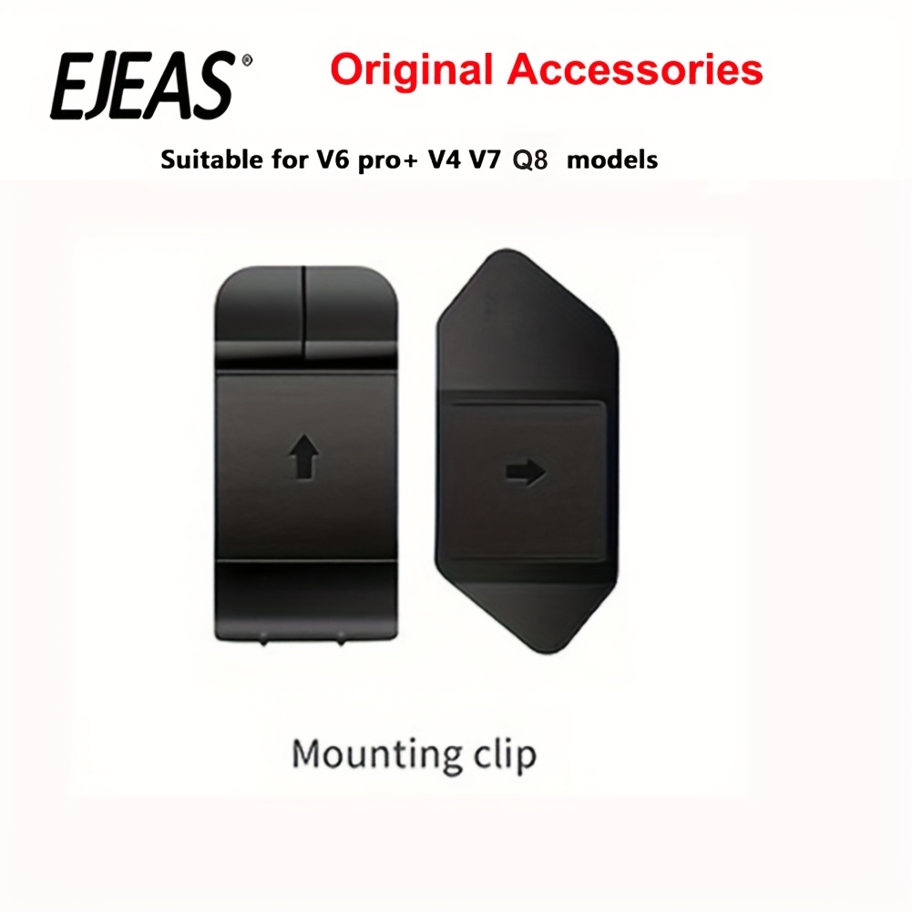 EJEAS Motoristična Čelada Slušalke Originalni Dodatek Klipsa Nosilec za V6 V4 Pro V7 Q7 Q8 Kompatibilen z Vsemi Vrstami Čelad