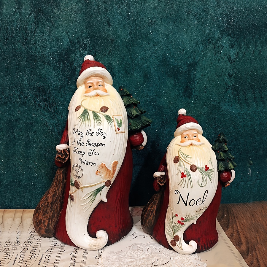 

Santa Claus Silicone Mold For Diy Christmas Decor - Perfect For Epoxy Resin, Scented Candles, Plaster & More