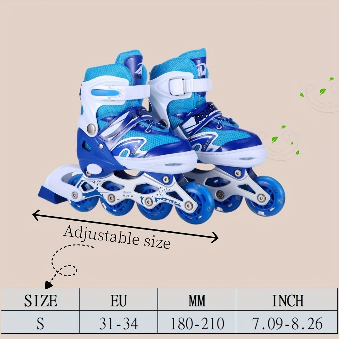 patines ajustables hombres mujeres blancos duraderos Temu Uruguay