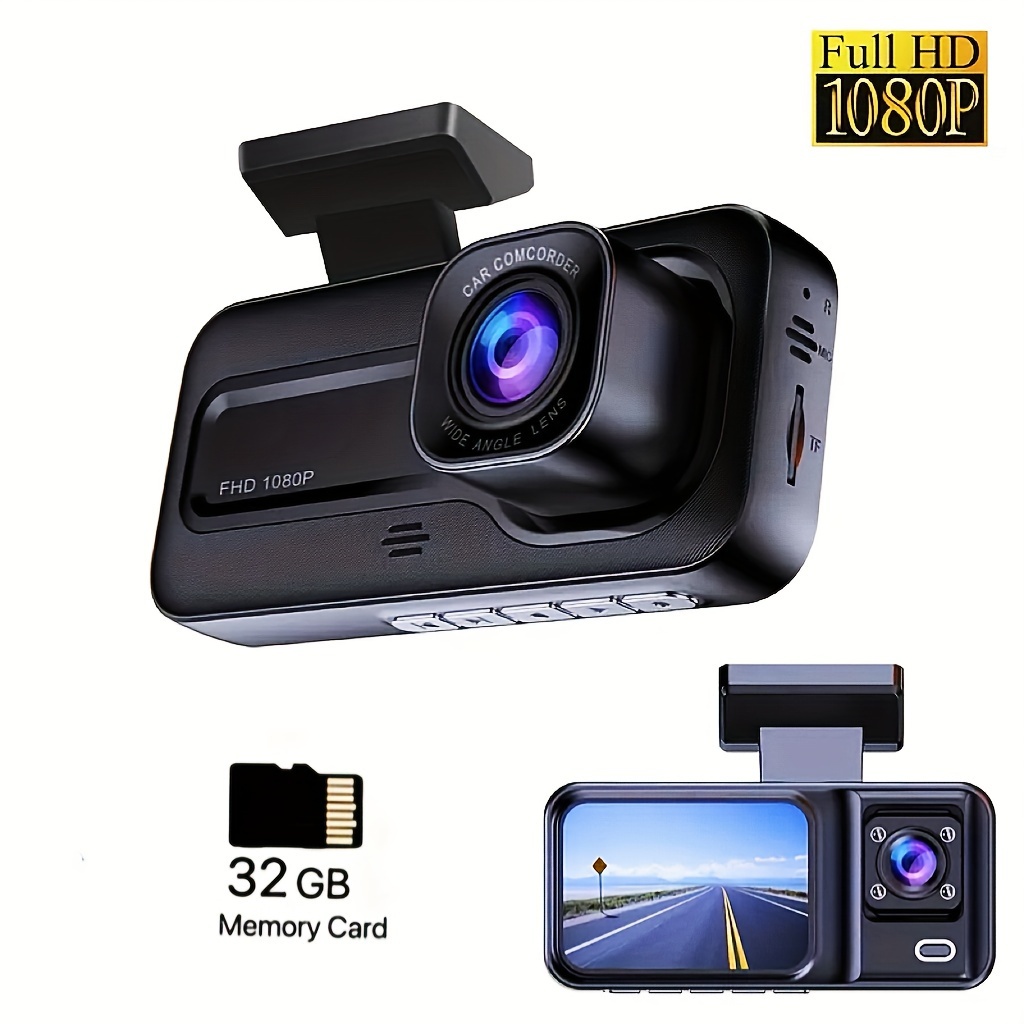 

2 Cam, Car Dvr Hd 1080p Car 2 , , , Detection For Driving/accident / , 32g .