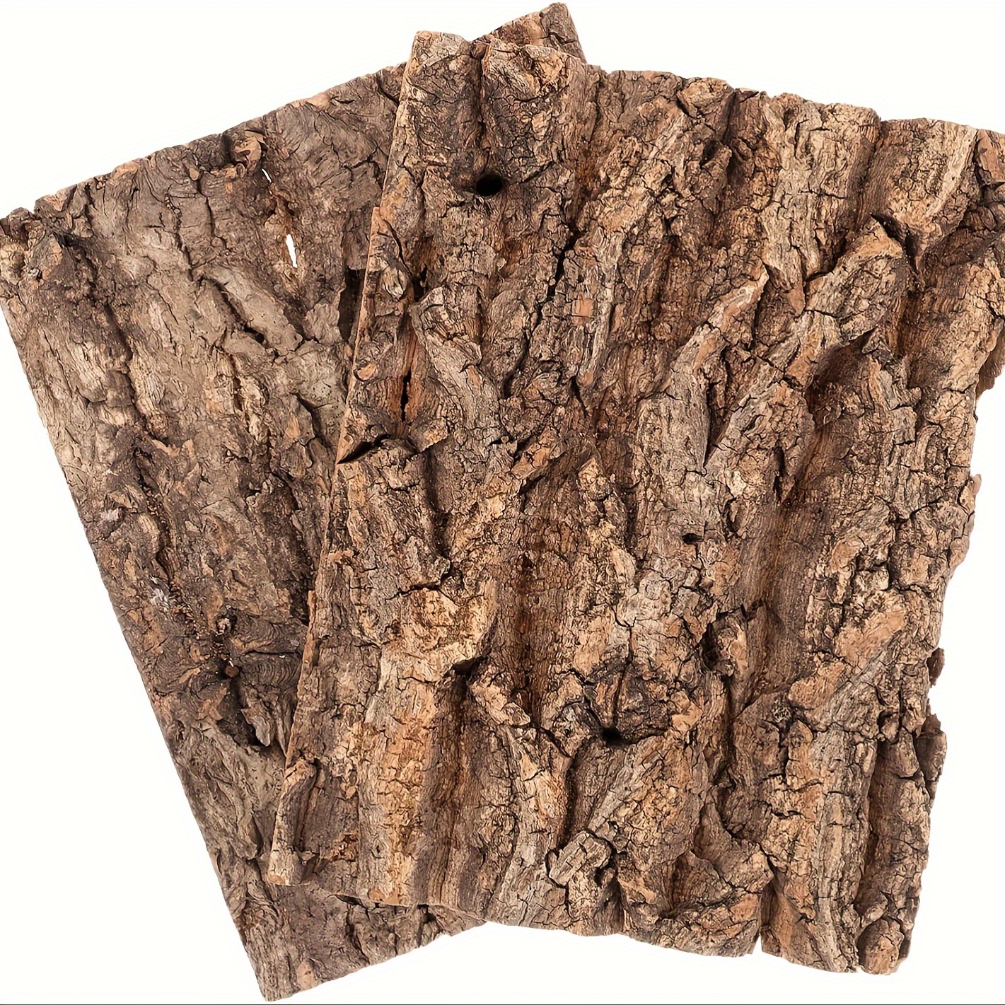 

1pc Natural Cork Bark Piece, Chunky Texture For Aquascaping, Terrarium And Bird Climbing, Bird Habitat Decor
