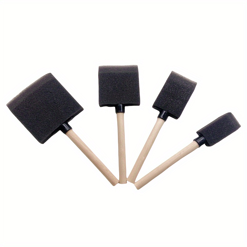 

Diy Graffiti & Painting Sponge Brushes - Foam Paint For Artists, Black Rubber Sponge Material