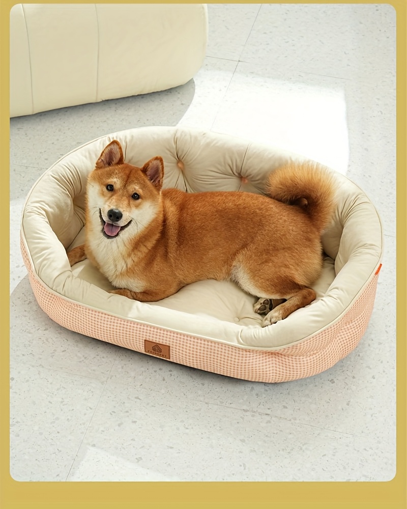 cuddler       pet bed     cat bed for small to medium dogs up to 12kg durable polyester with soft filling no assembly needed cozy indoor bed for  s   decor Product details 10