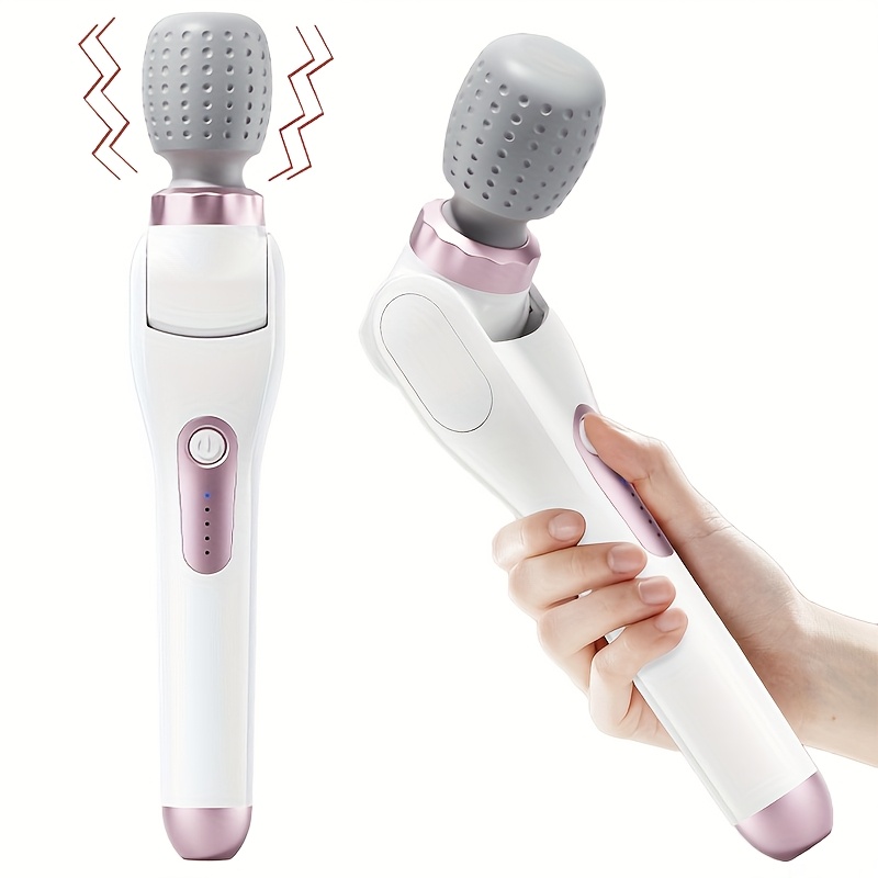 * Rotating Portable Handheld Massager, USB Rechargeable Relaxation Massage  Stick, Vibrating Massage, Suitable for Relaxing The Neck, Back, Legs, And  Waist