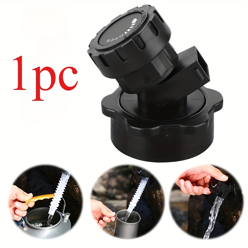 Image of 1pc Industrial Water Bucket Faucet, Outdoor Car Self-driving Bucket Faucet, Pp Water Tank Water Storage Bucket Faucet, Covered Square Bucket Water Bucket Additions