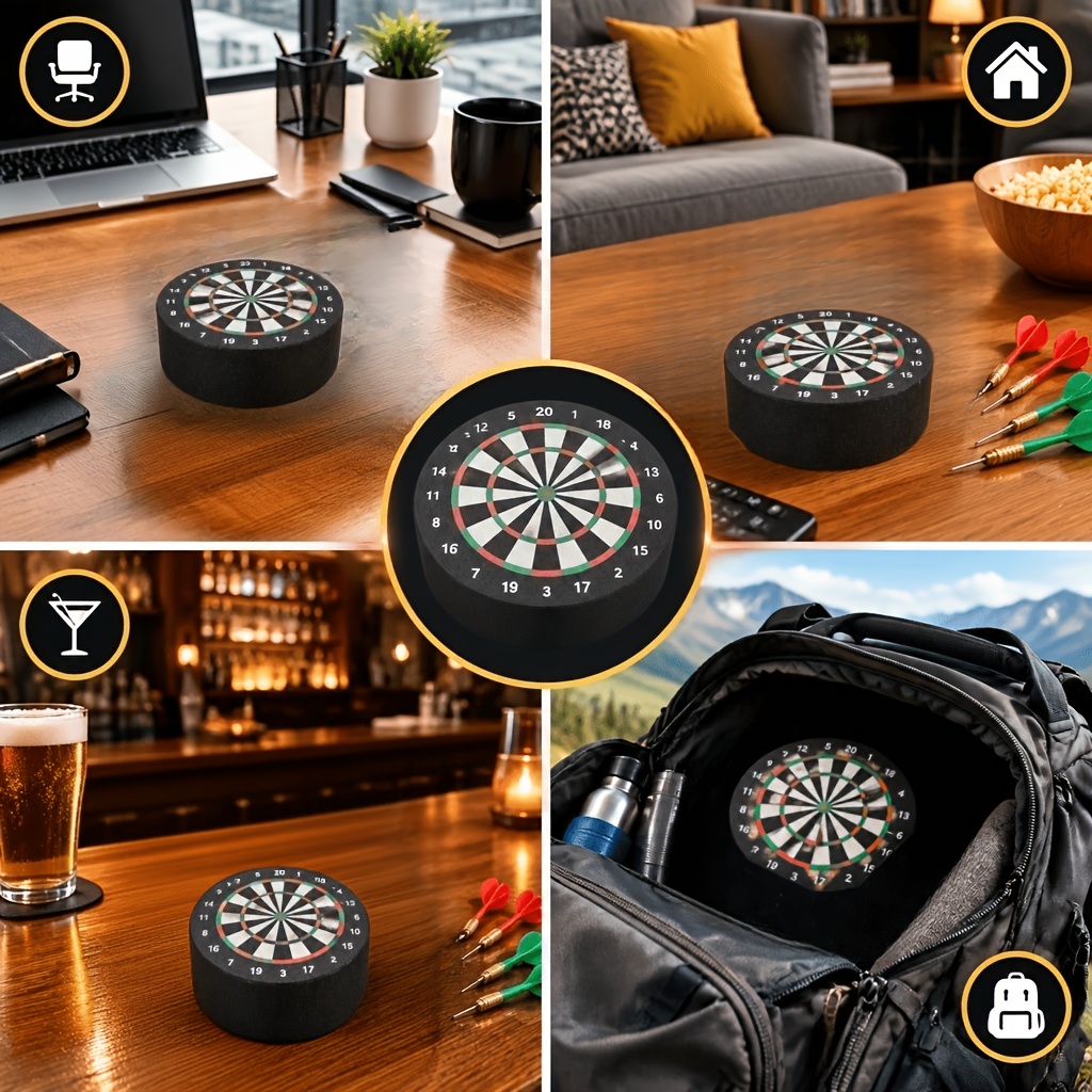 2-In-1 EVA Dartboard And Target Plate, Home Training Tool