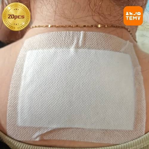 new 20pcs traditional hot compress patches quick heating for joints suitable for back knees neck and shoulder muscles black patches