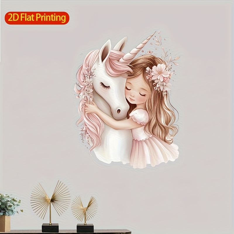 Unicorn Wall Sticker, Modern Self-Adhesive Room Decor