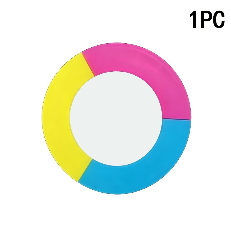 TEMU 1pc Surligneur Circulaire Personnalisable, de Commande 1, Adapté à un Professionnel, à la Promotion d'Entreprise, à la d'Entreprise et au du