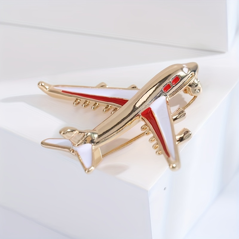 Planet airplane brooch high quality female