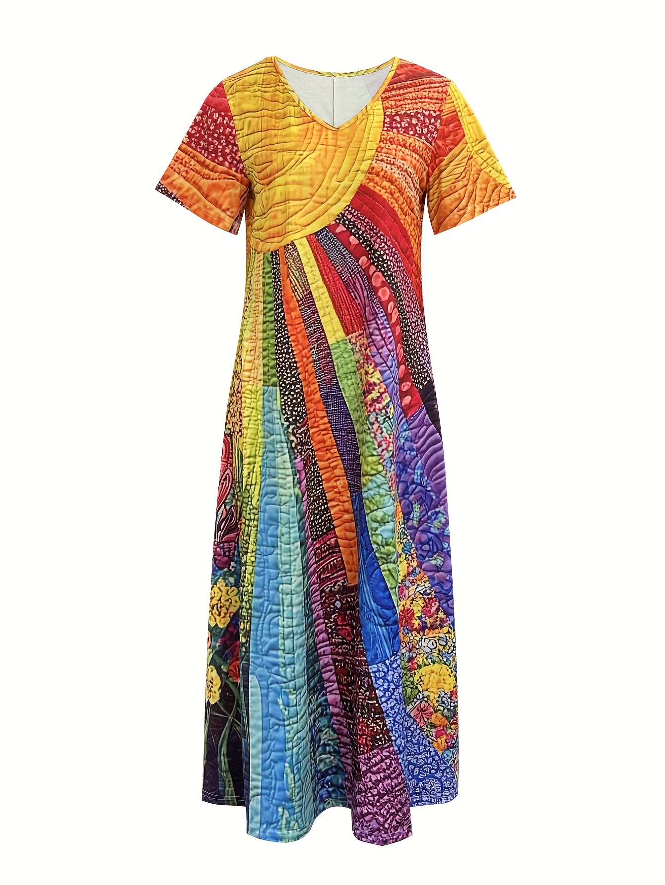 Summer Womens Fashion Printed Beach Long