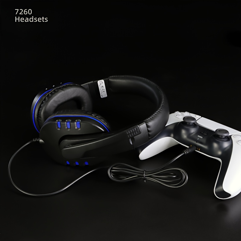 ear gaming headset retractable mic noise cancelling Temu