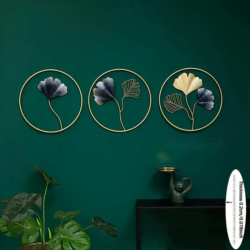 TEMU 2d Flat, 2d Flat Acrylic Wall Decor - 3pcs Set, Modern And Stylish, Suitable For Living Room Or Bedroom Decoration, For 11 Holiday Occasions, 2d