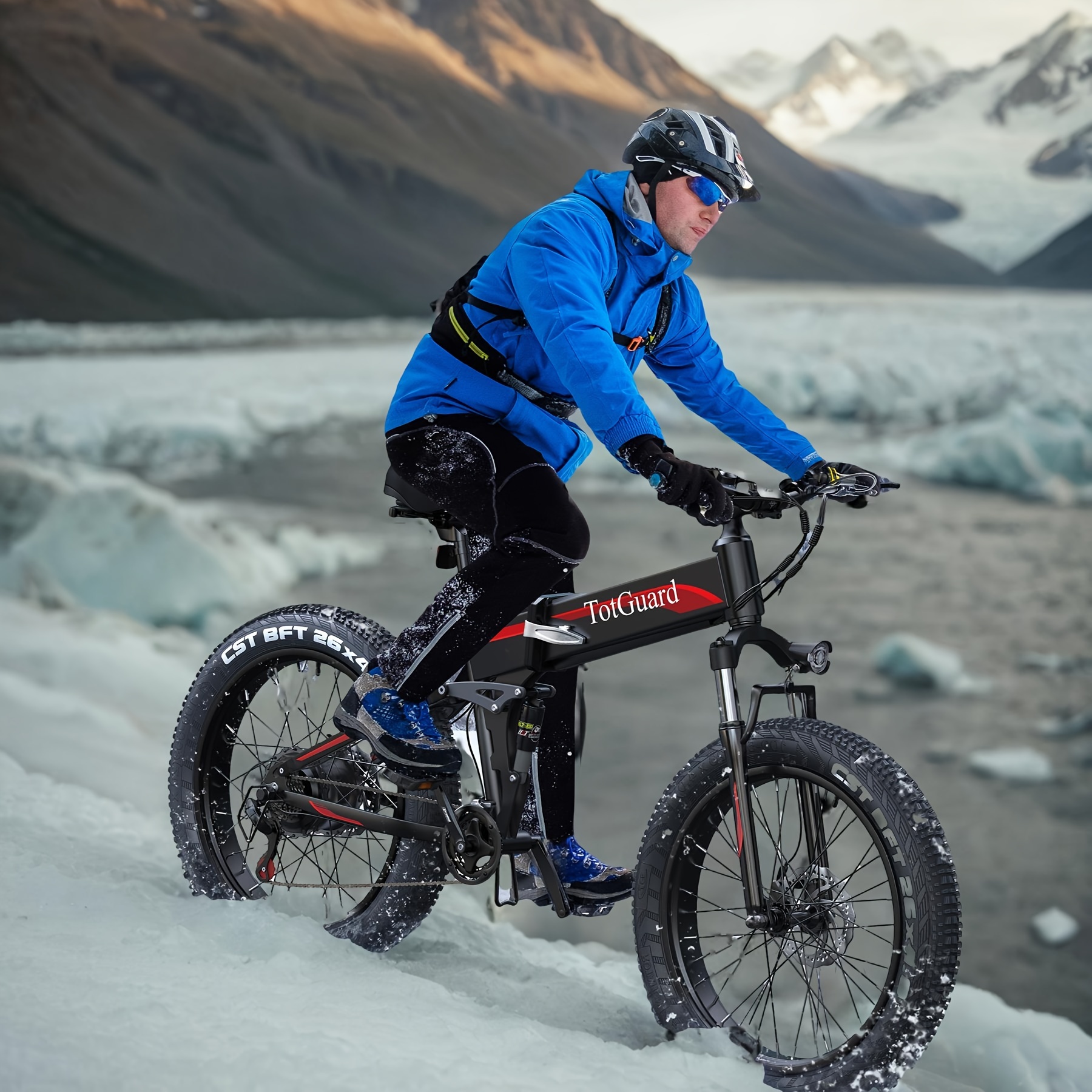 26''x4.0 Fat Tire Men Electric Mountain Bike Electric Temu