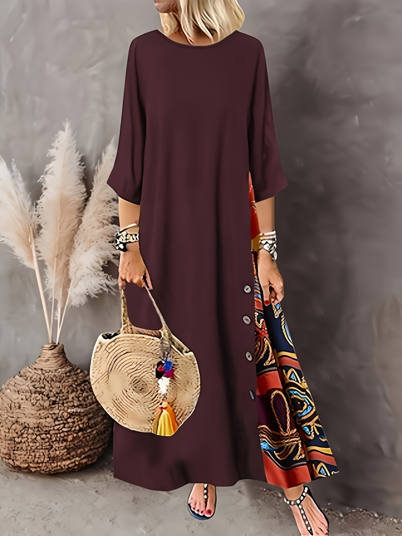 pretty dresses with long sleeves Cute A-Line Lace Floor Length Prom Dress, Long Sleeve Evening Party Dr