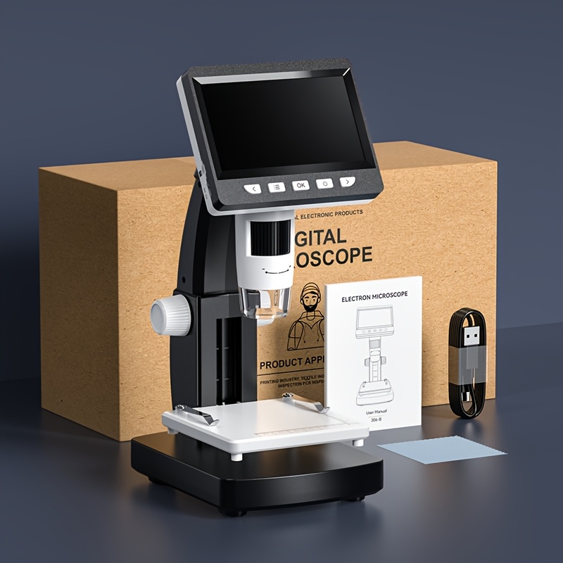 1000X Digitalmikroskop 8 LED Echtzeit-Rendering, Computermikroskop, Elektronen-Biologiemikroskop