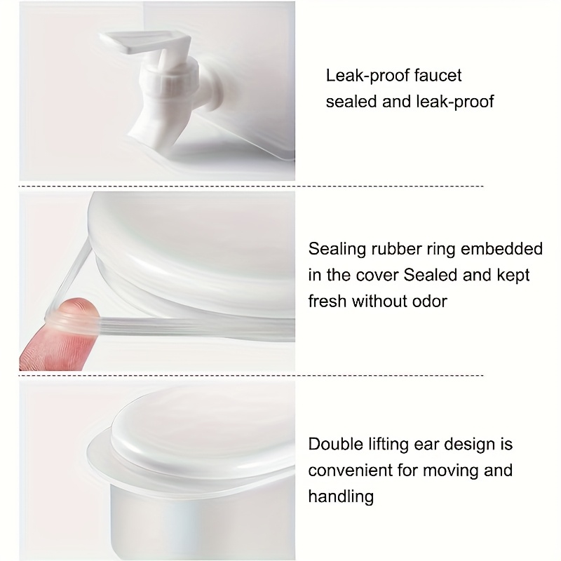 1pc Large Capacity Plastic Beverage Dispenser with Spigot - Cold Kettle for Refrigerator, Ideal for Lemonade, Iced Tea, and Fruit Infusions, Durable PP Material, Perfect for Home Use, Beverage Dispenser for Fridge