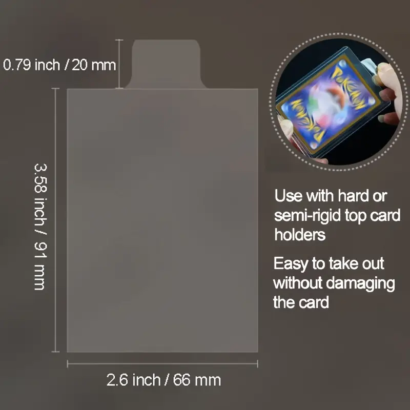 100 count tabbed sleeves grading pull sleeves - Temu Denmark 100 count tabbed sleeves grading pull sleeves - Temu Denmark