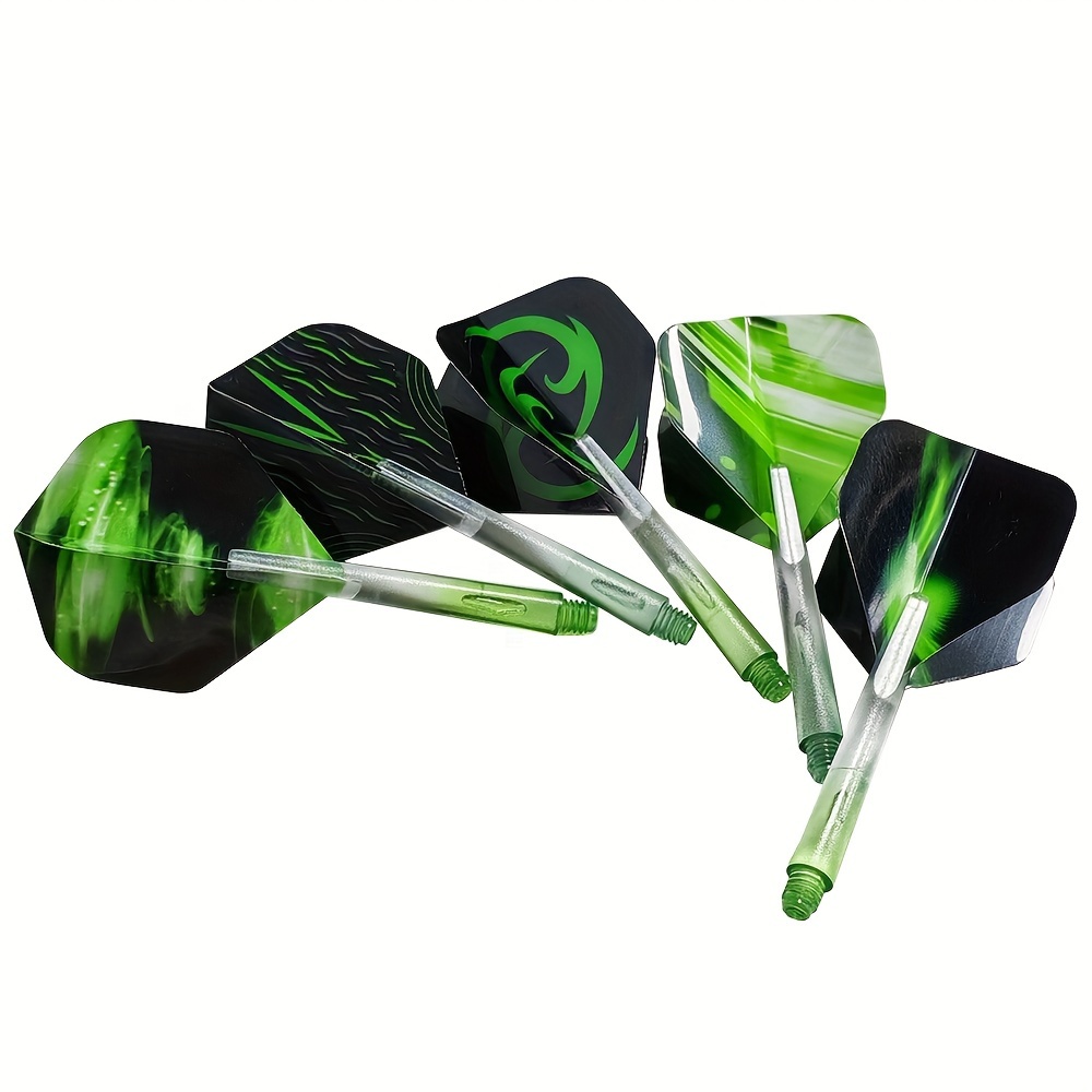 12pcs/pack Green Series Dart Flight(6pcs)