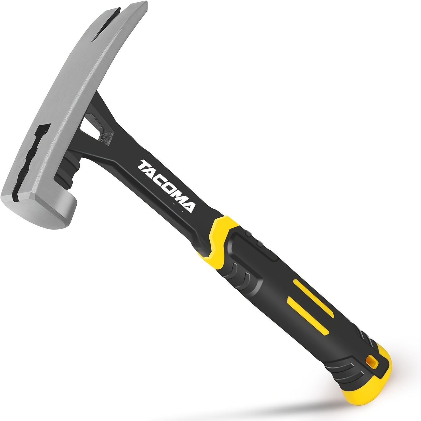 22oz 1pc Straight Claw Hammer, Integrated Molding, High-strength Nylon Shock-absorbing Handle, Is An Ideal And Convenient Hammer For , , Carpenters, Golden Metal Workers, And Mechanics.