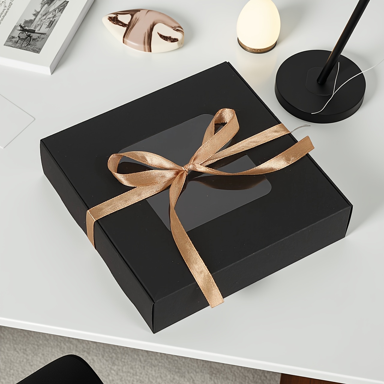 TEMU 6pcs, 12pcs, And 18pcs Gift Boxes With Transparent Windows, Suitable For Birthday Parties, Weddings, Graduation Season, And Gift Packaging,