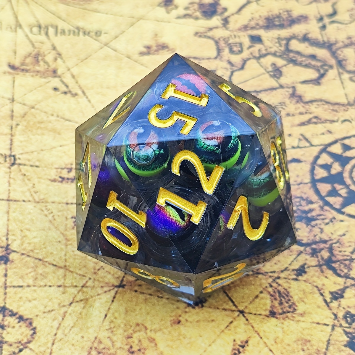 

55mm Dice - -, For Rpgs & Teaching, Christmas - Includes D20, D12, , D10, D8, D6, D4