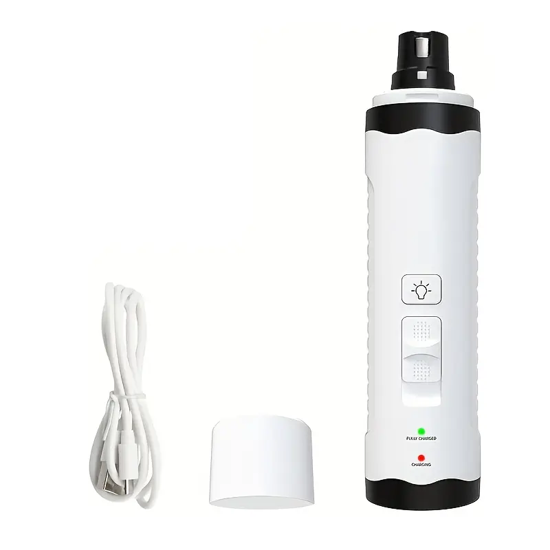 狗狗指甲磨刀器 - 专业低噪音电动猫咪指甲磨刀器/狗狗指甲修剪器,带led灯和2种研磨设置,高品质狗狗美容工具,安全无痛。猫咪美容工具,充满电可工作300分钟 商品详情 10