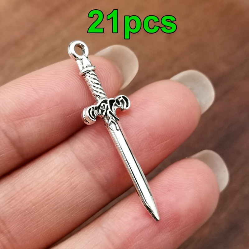 TEMU 21pcs Retro Arrow Pendants, Women's Fashion Pendant Charms, Handmade Necklace, Earrings, Bracelet, Anklet Additions, Bohemian Style, Jewelry