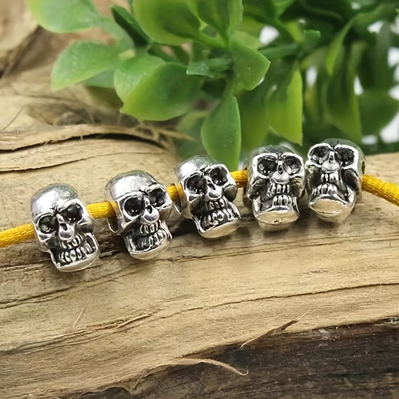 vintage brass skull knife paracord bead horseshoe Temu Australia - Main Image