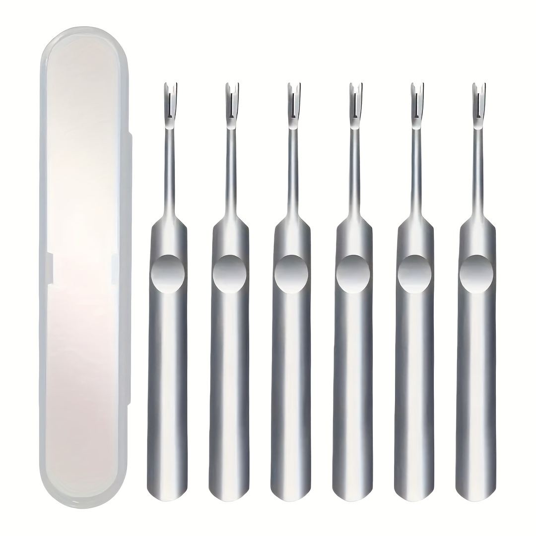 Image of 4/6pcs Nail Trimmer Set, Professional Stainless Steel Cuticle Remover, Cuticle Remover For Nails And Toenails.