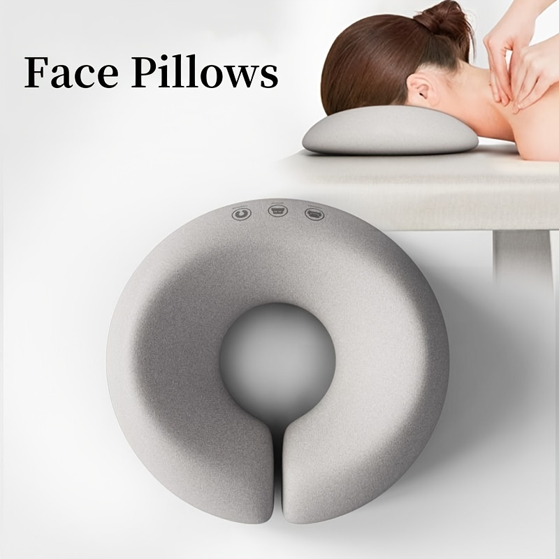 

1pc Beauty Salon Memory Foam Face Pillow, U-shaped Massage Table Face Cushion, Professional Massage Cradle Pillow, Resilient Headrest For Spa Table