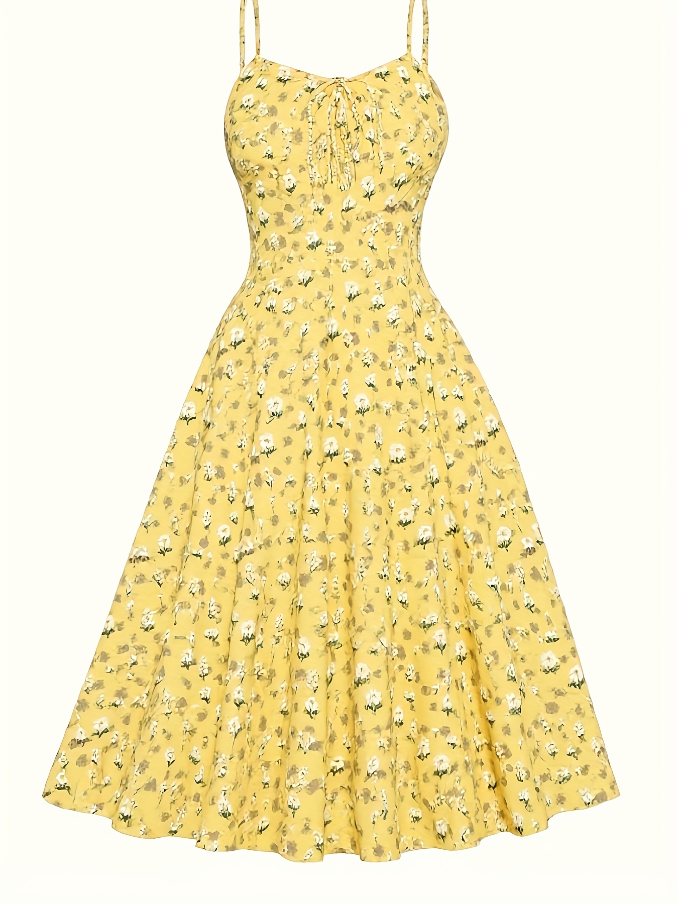 yellow dresses for women sold on Temu United States