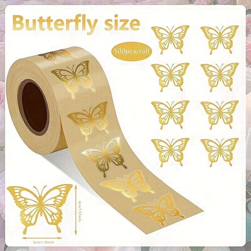 Sticker - Envelope Sealing Label Sticker 500 Stickers Self-adhesive Spring And Summer Stickers, Used For Gift Cards Handmade Birthday Parties