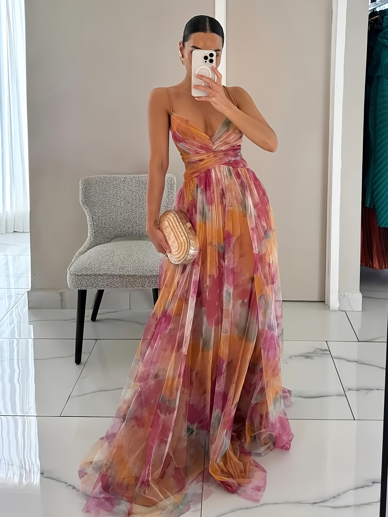 temu bridesmaid dresses pink sold on United States Evening gown Size:Small/14-14.5 Neck/32-33 Sleeve LARGE Junior Bridesmaid Dresses |