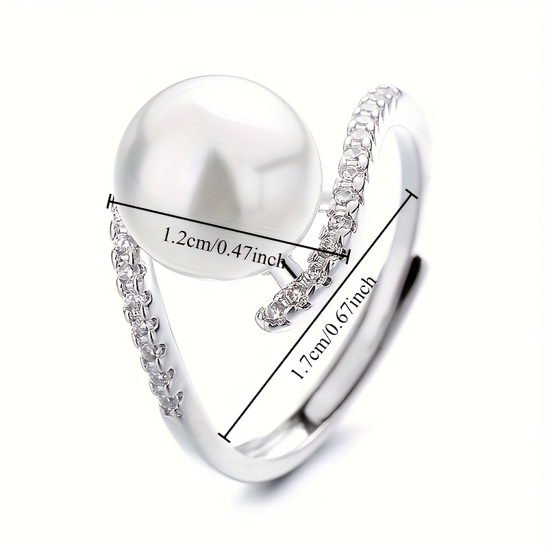 One organic open set ring with artificial gift wrap and zirconia, perfect for a friend, perfect for a friend, perfect for a friend, jewelry company. Bride or mother - no box included, cute gift