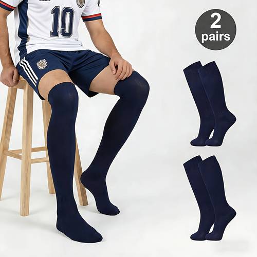 over the knee athletic soccer socks anti slip leg guards thickened shock absorption moisture wicking and high elastic non constricting